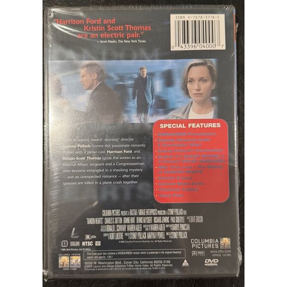Random Hearts - Harrison Ford & Kristin Scott Thomas - New Sealed in Plastic - Picture 2 of 2